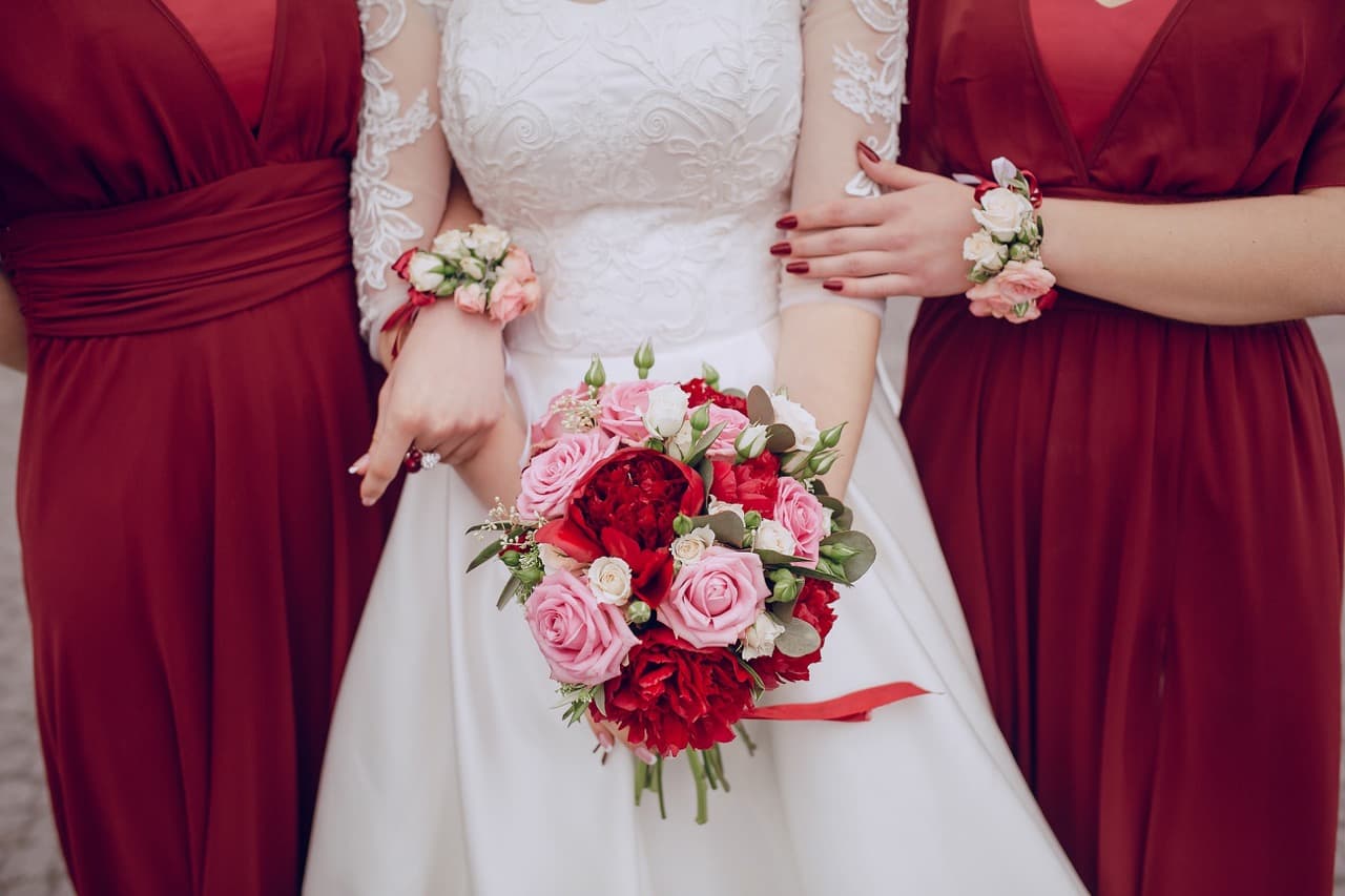 Robes de mariée rouge